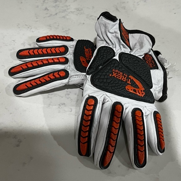 Magid Gray and Red Work Gloves - Picture 6 of 14